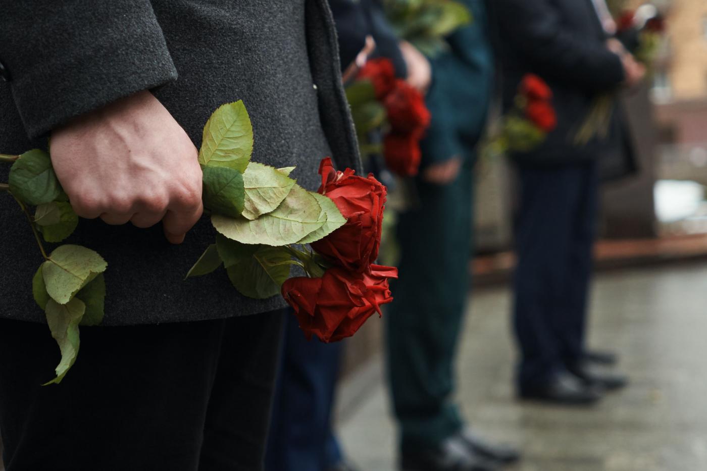 Курсанты БНТУ на митинге-реквиеме, посвященном Дню защитников Отечества и Вооруженных сил Республики Беларусь